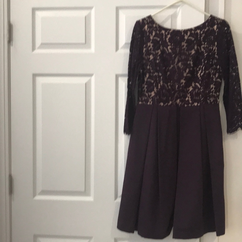 Eliza j dress knee length long sleeve dress